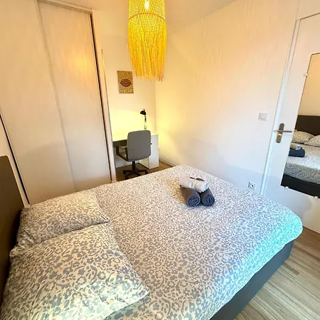 T5 Balcony Parking 10 Min Eurexpo -stade-ldlc *